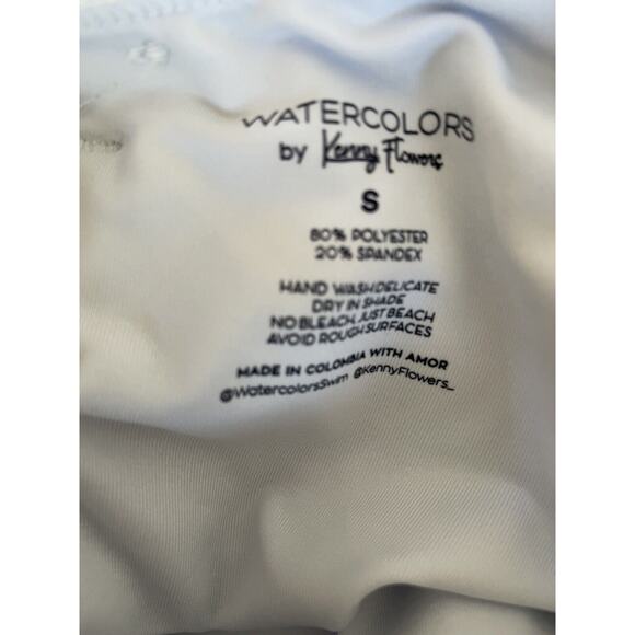 Kenny Flowers Swim One Piece Swimsuit Belted The Pedregal Blanco - Picture 7 of 10